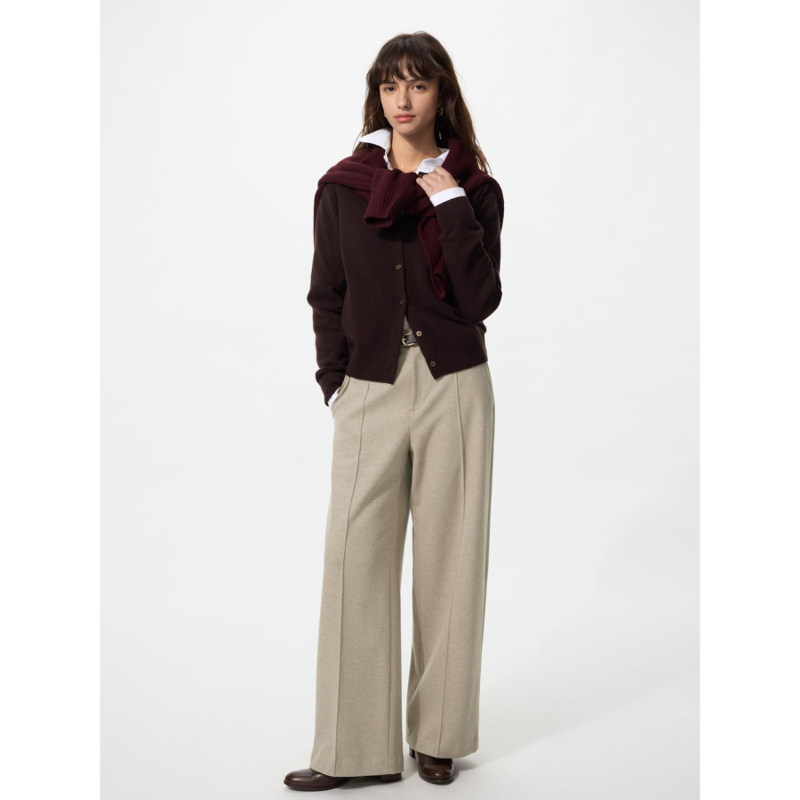 Uniqlo Brushed Jersey Wide Pants