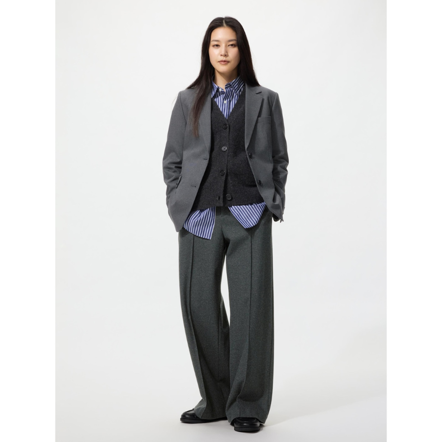 Uniqlo Brushed Jersey Wide Pants