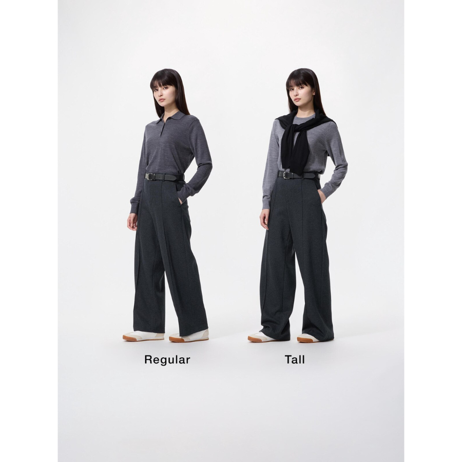 Uniqlo Brushed Jersey Wide Pants