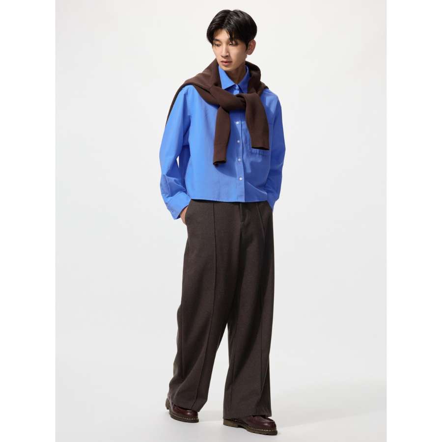 Uniqlo Brushed Jersey Wide Pants