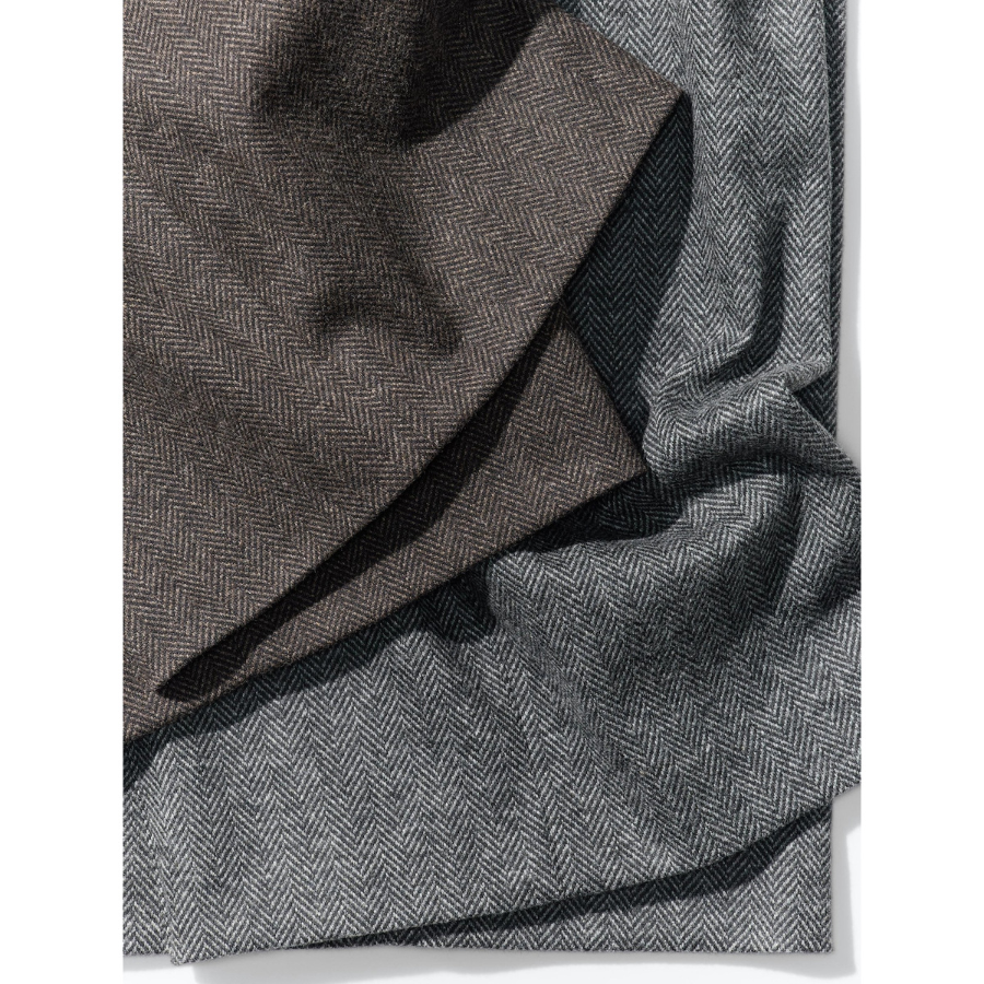 Uniqlo Brushed Jersey Wide Pants Herringbone