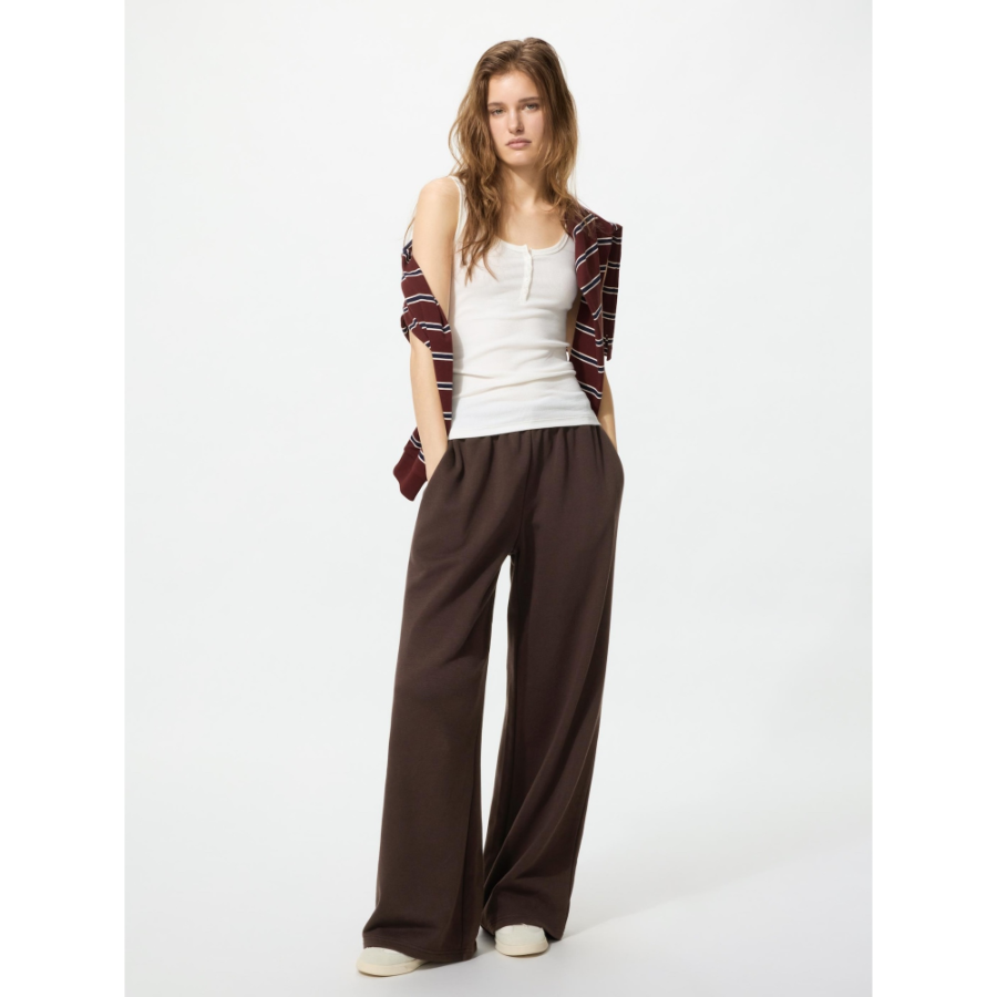 Uniqlo Sweat Wide Pants Long
