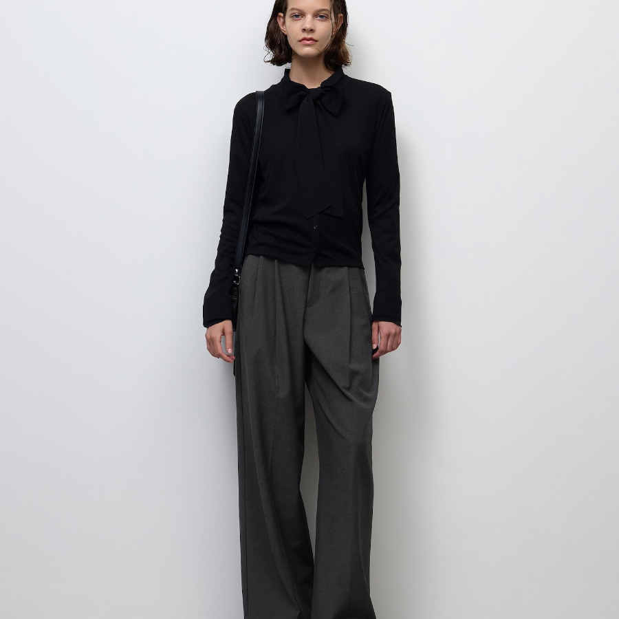 Uniqlo GU Tuck Wide Pants