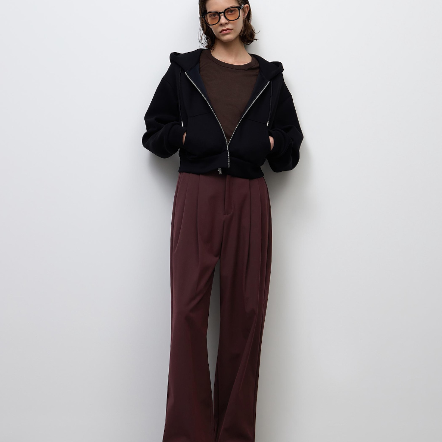 Uniqlo GU Tuck Wide Pants