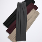 Uniqlo GU Tuck Wide Pants