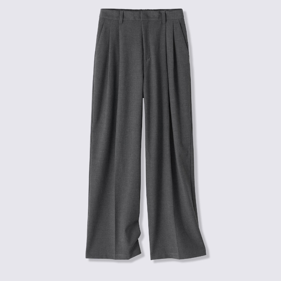 Uniqlo GU Tuck Wide Pants