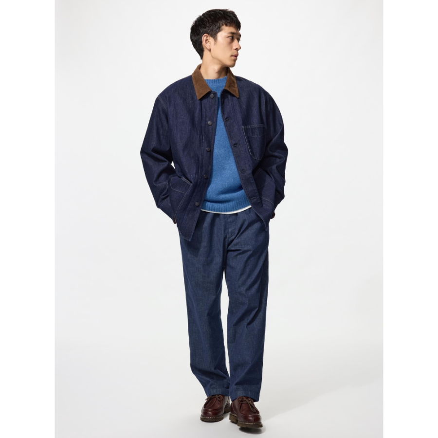 Uniqlo Stretch Easy Ankle Pants Denim