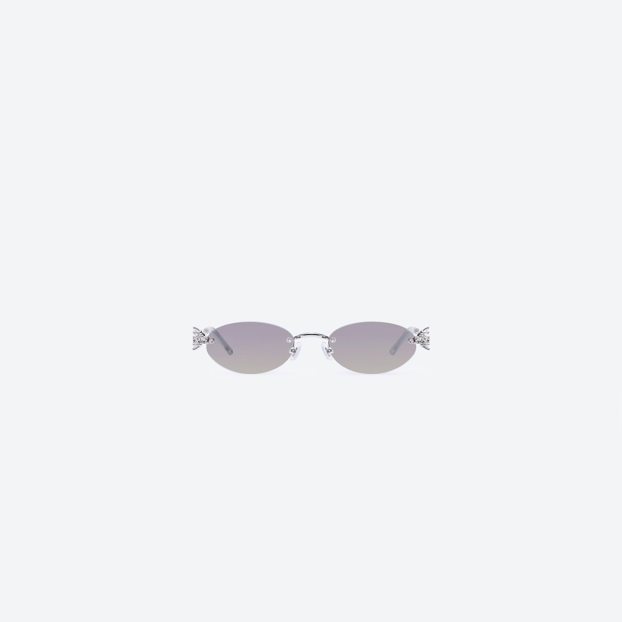 Gentle Monster Orora 02(VYG) цвет: серебристый / фиолетовый