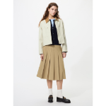 Uniqlo Wide Pleated Midi Skirt