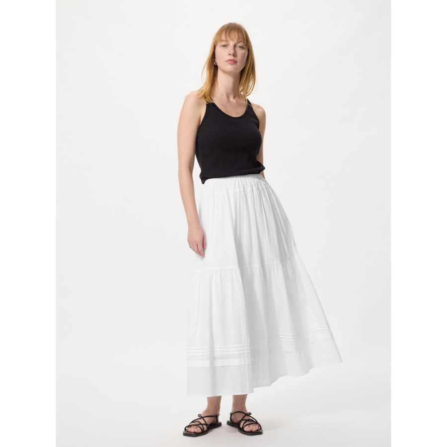 Uniqlo Tiered Maxi Skirt