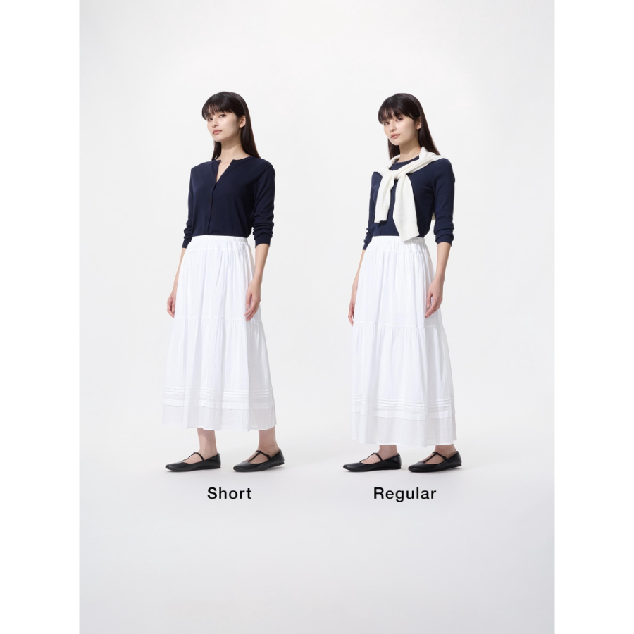 Uniqlo Tiered Maxi Skirt