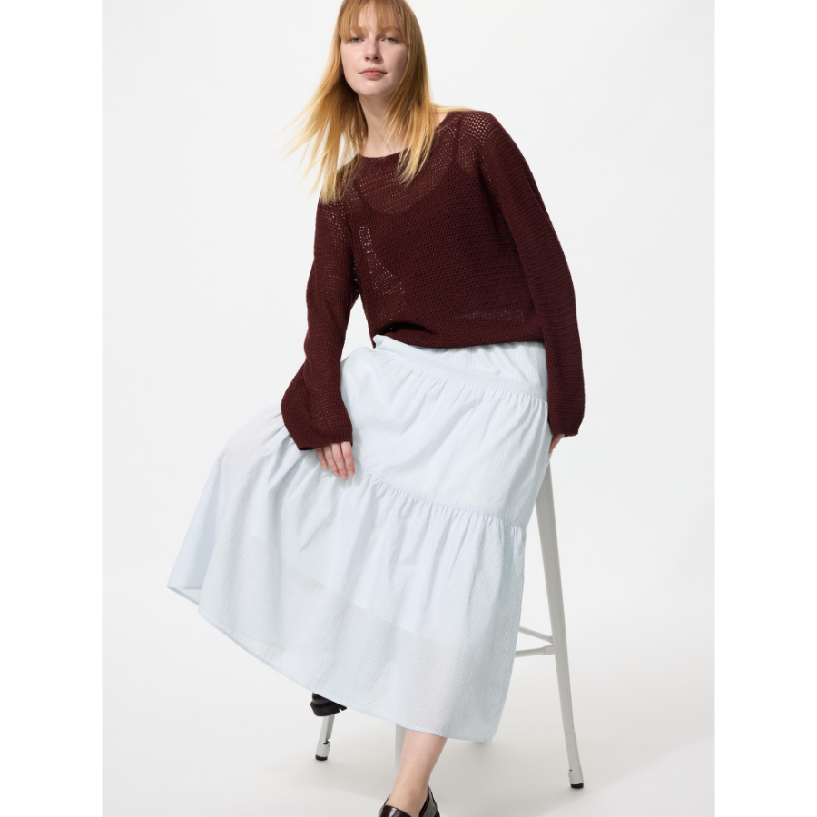 Uniqlo Tiered Maxi Skirt