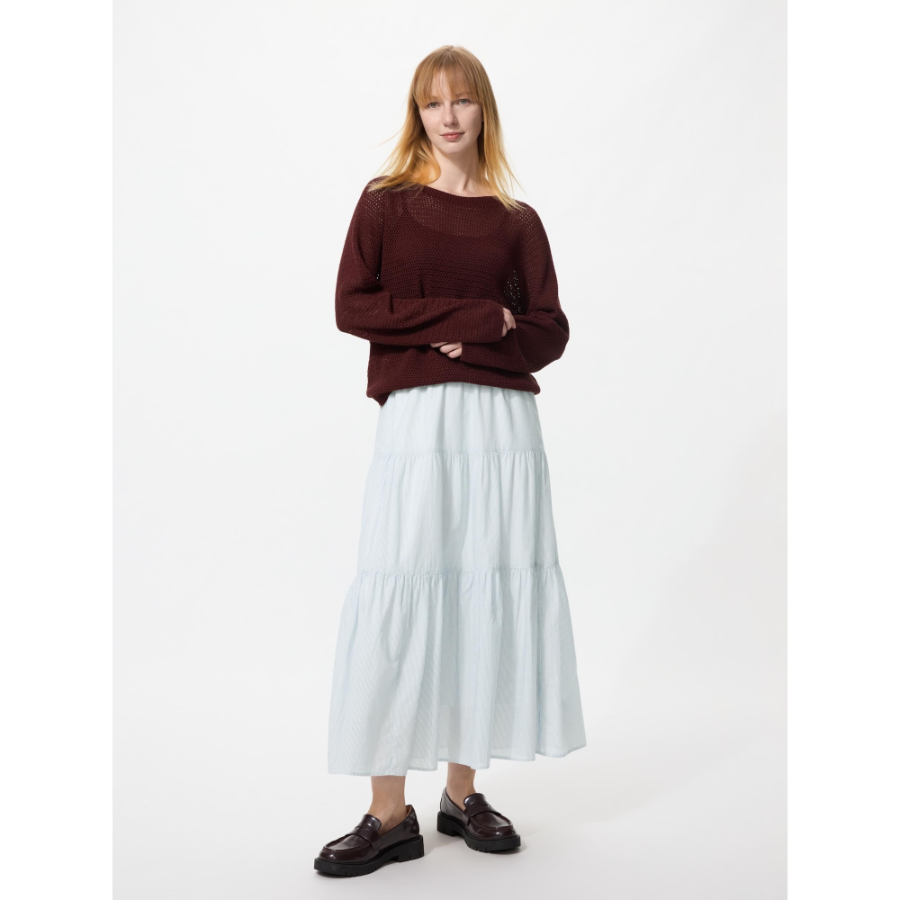 Uniqlo Tiered Maxi Skirt