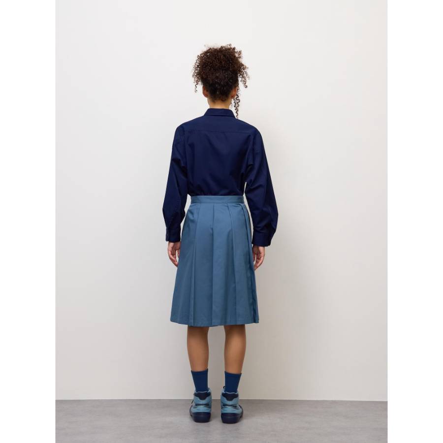 Uniqlo GU Chino Pleated Midi Skirt