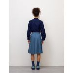 Uniqlo GU Chino Pleated Midi Skirt