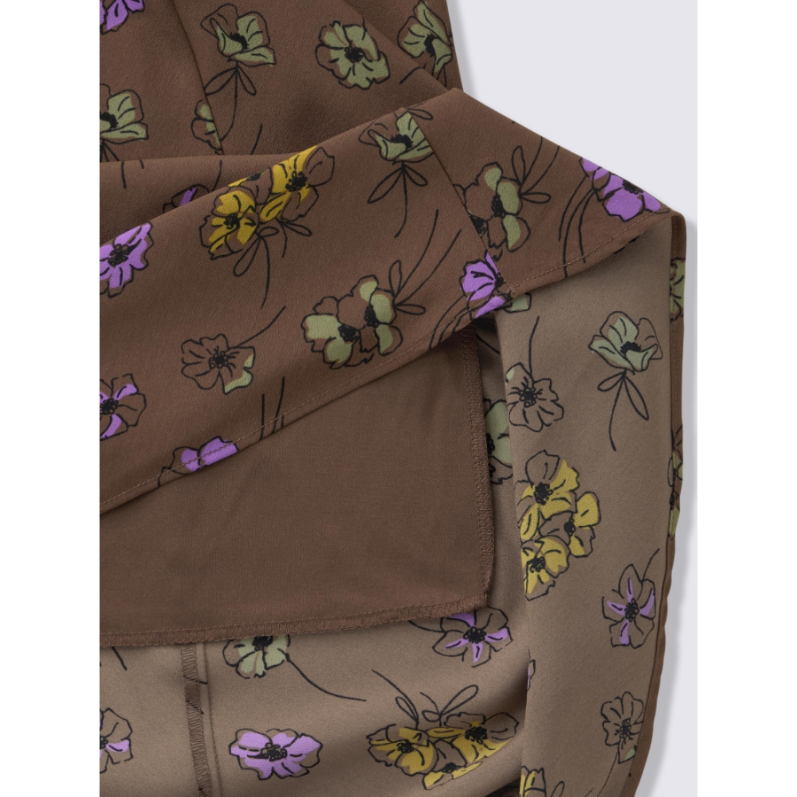 Uniqlo Flower Print Long Skirt