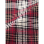 Uniqlo Side Button Pleated Check Skirt