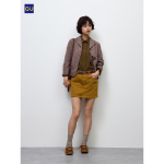 Uniqlo Low Waist Denim Mini Skirt