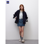 Uniqlo Low Waist Denim Mini Skirt