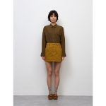 Uniqlo Low Waist Denim Mini Skirt