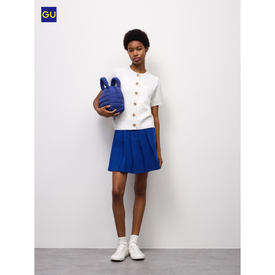 Uniqlo Knit Pleated Mini Skirt