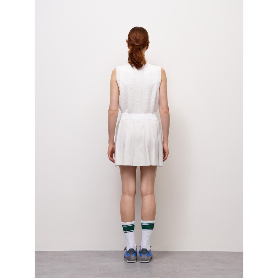 Uniqlo Knit Pleated Mini Skirt