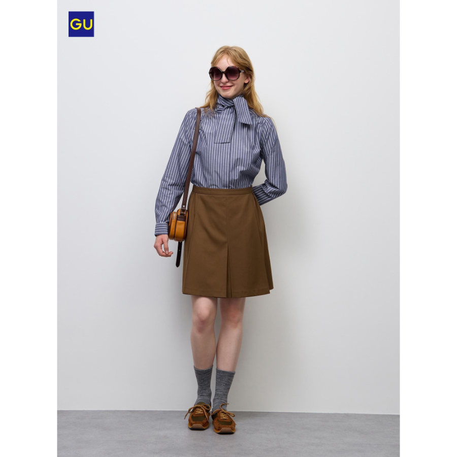 Uniqlo Box Pleats Skirt
