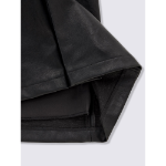 Uniqlo GU Box Pleats Skirt Fake Leather