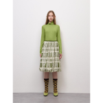 Uniqlo Balloon Check Midi Skirt