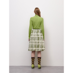 Uniqlo Balloon Check Midi Skirt