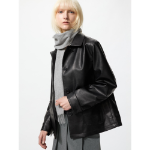 Uniqlo Coated Relaxed Shirt Jacket