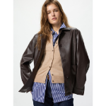 Uniqlo Coated Relaxed Shirt Jacket