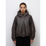 Uniqlo Faux Leather Balloon Hem Jacket
