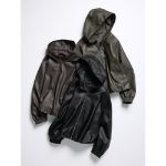Uniqlo Faux Leather Balloon Hem Jacket