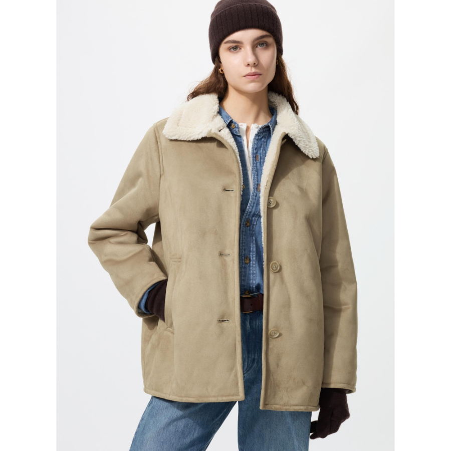 Uniqlo Boa Short Coat