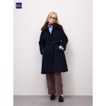 Uniqlo Belted A-Line Long Coat