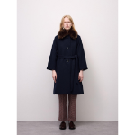 Uniqlo Belted A-Line Long Coat