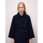 Uniqlo Belted A-Line Long Coat