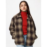 Uniqlo Pile Fleece Blouson Print