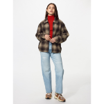 Uniqlo Pile Fleece Blouson Print