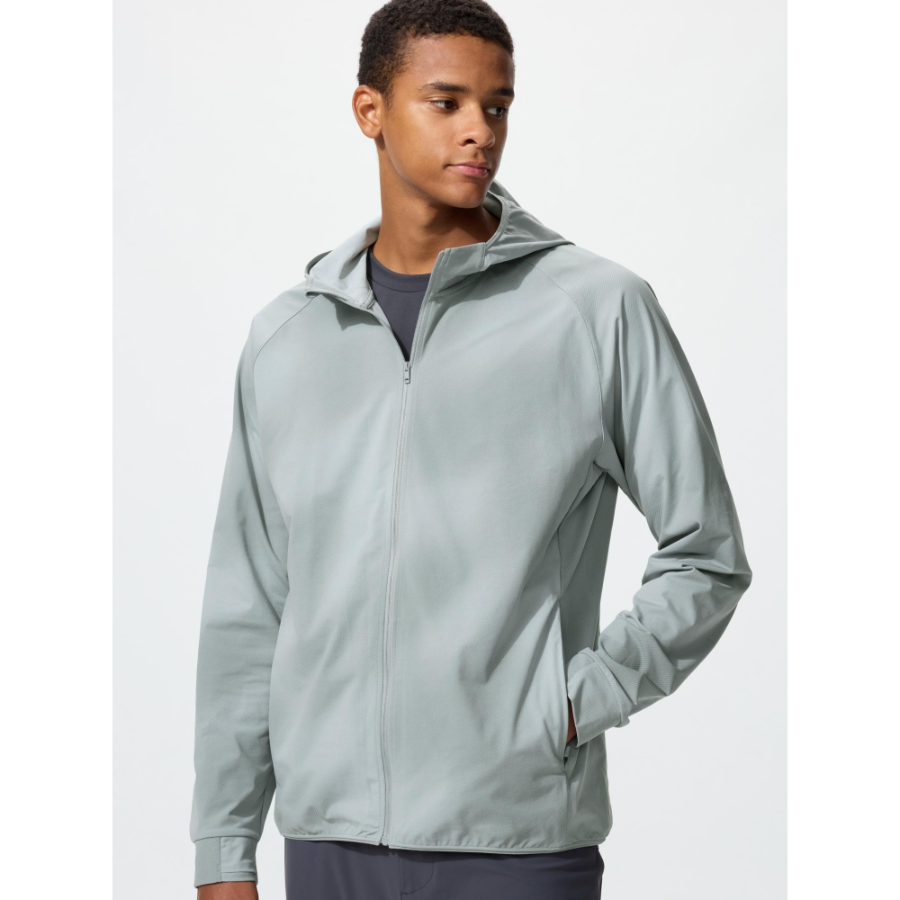Uniqlo DRY-EX UV Protection Full-Zip Parka Print