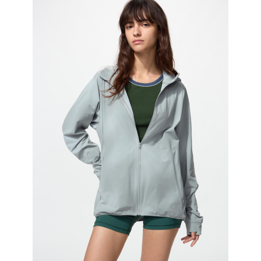Uniqlo DRY-EX UV Protection Full-Zip Parka Print