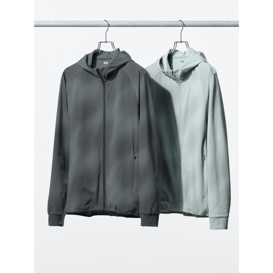 Uniqlo DRY-EX UV Protection Full-Zip Parka Print