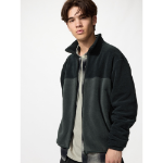 Uniqlo Fleece Full-Zip Jacket Colorblock