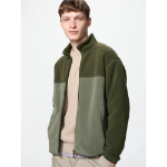Uniqlo Fleece Full-Zip Jacket Colorblock