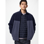Uniqlo Fleece Full-Zip Jacket Colorblock