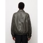 Uniqlo GU Faux Leather Zip-Up Jacket
