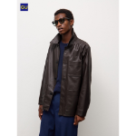 Uniqlo GU Faux Leather Coverall Jacket