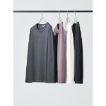 Uniqlo Wash Cotton Crew Neck T Long Sleeve