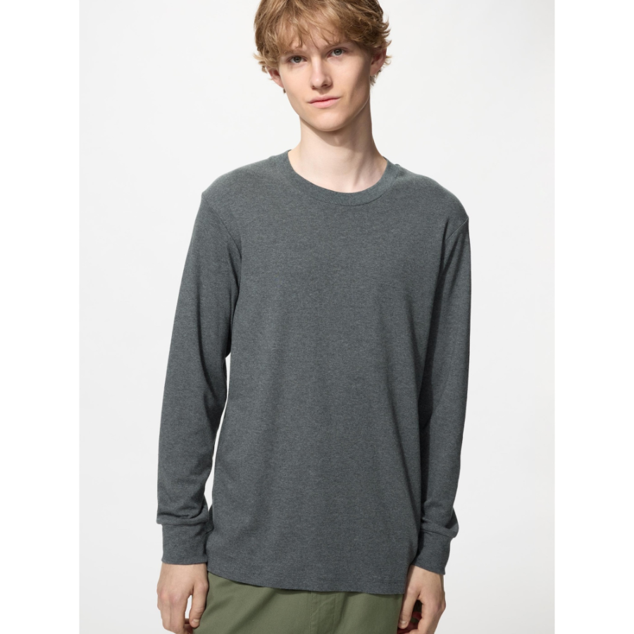 Uniqlo Soft Brushed Crew Neck T Long Sleeve